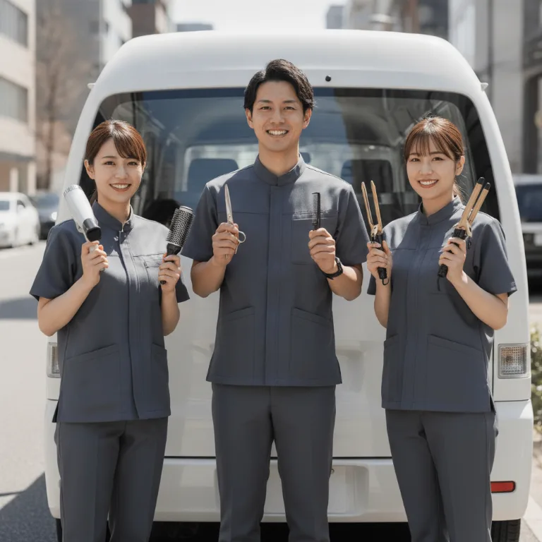 高級美容室 のチーム: 津山市